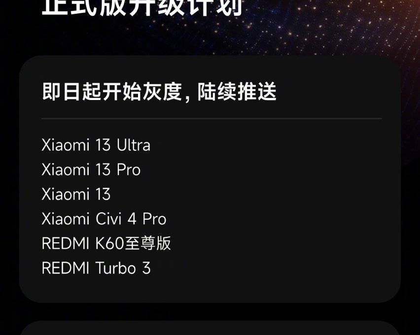 Xiaomi начала развёртывание HyperOS 2.0 для восьми новых устройств