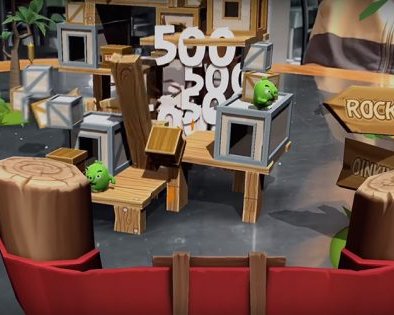 На iOS вышла Angry Birds: Isle of Pigs. В ней нужно швыряться в свиней в дополненной реальности